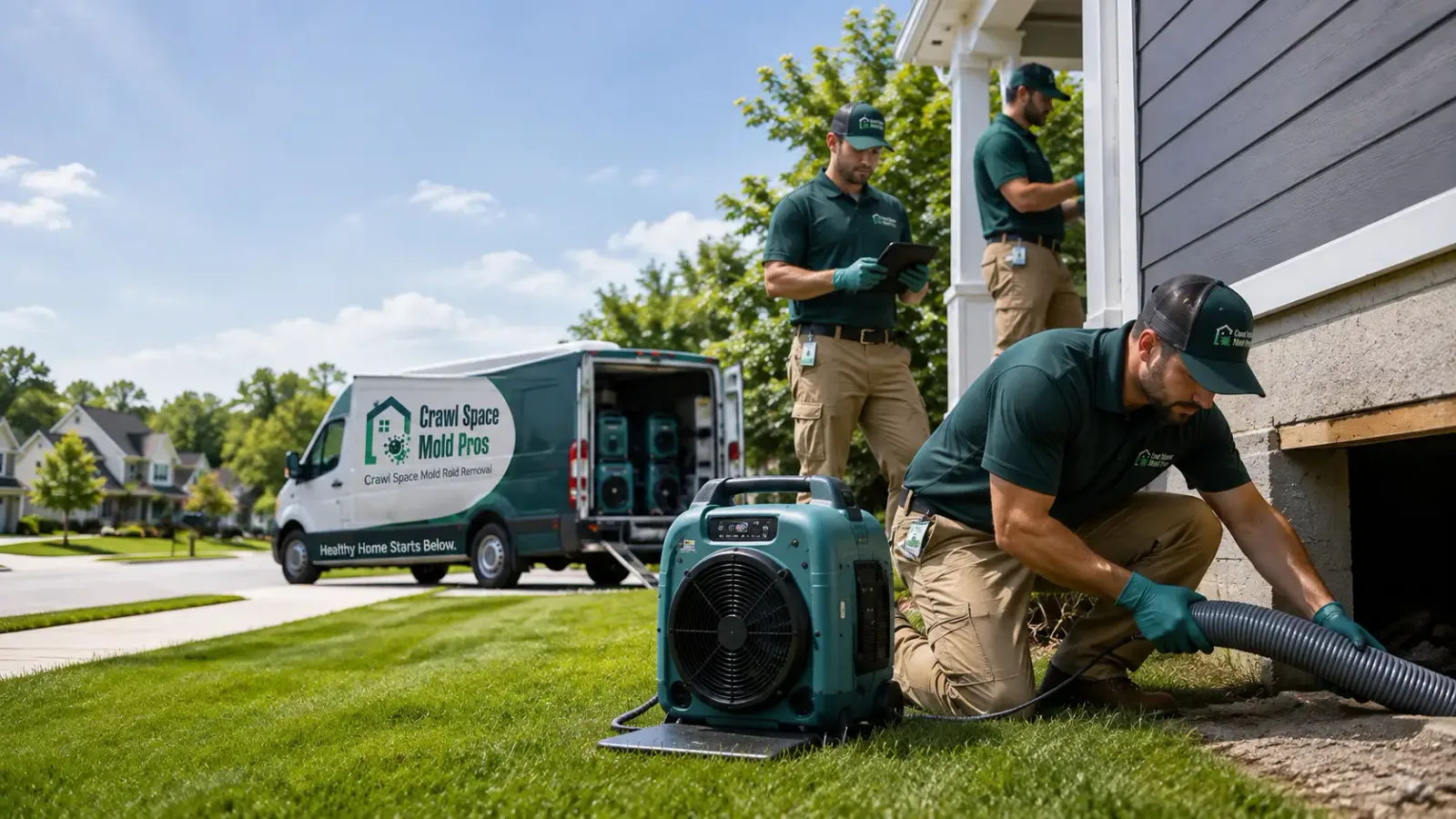 Crawl Space Mold Removal in Garden City, IA